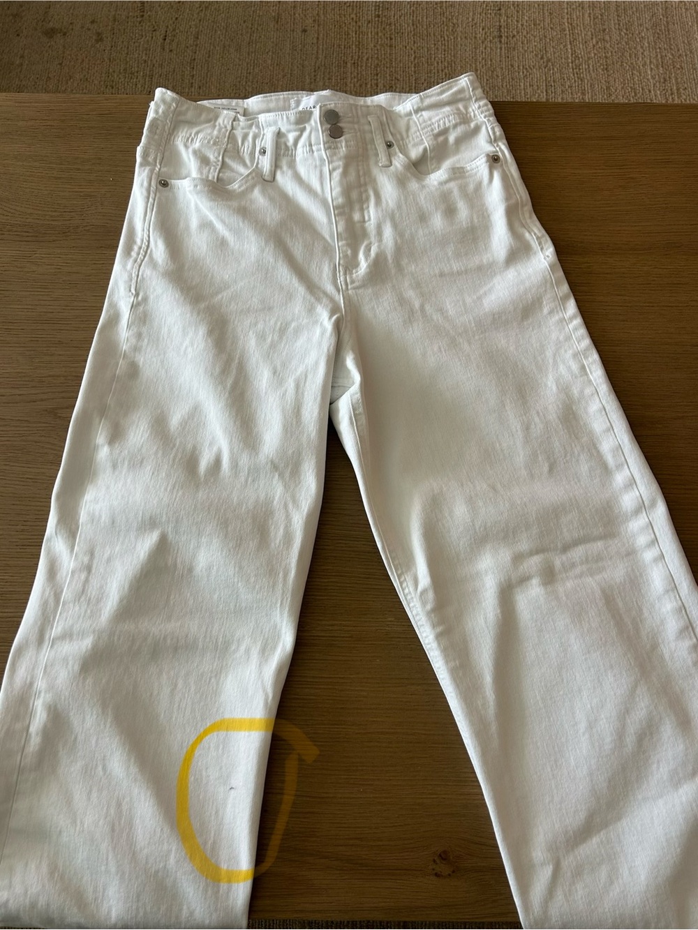 Dear John Holly White Straight Leg Denim - Picture 5 of 12